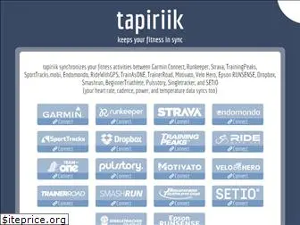 tapiriik.com estimated website worth and domain value is $ 693