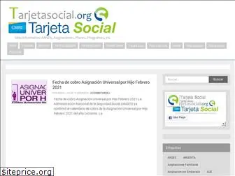 tarjetasocial.org