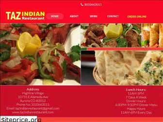 tazindianrestaurant.com