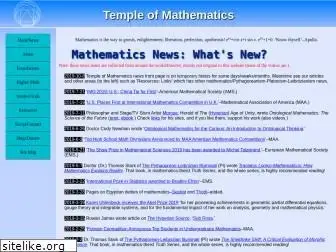 temple-of-mathematics.com