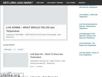 terjemah-lirik-lagubarat.blogspot.com
