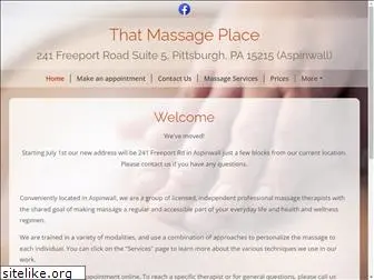 thatmassageplacepgh.com