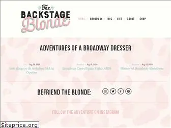 thebackstageblonde.co