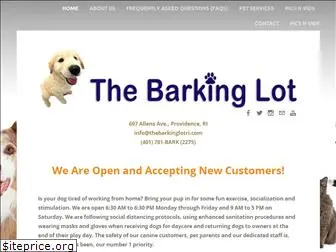 thebarkinglotri.com