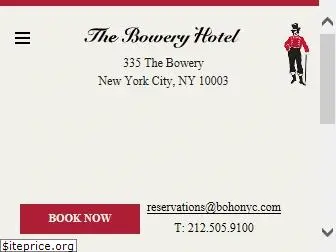 theboweryhotel.com