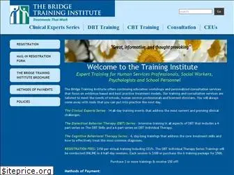 thebridgetraininginstitute.org