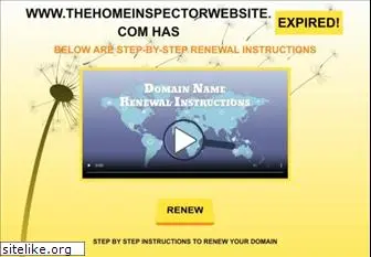 thehomeinspectorwebsite.com