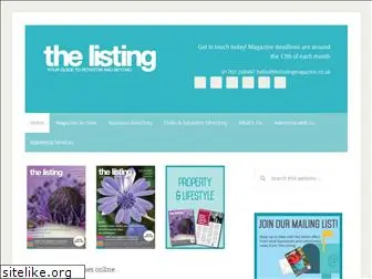 thelistingmagazine.co.uk