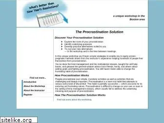 theprocrastinationsolution.com