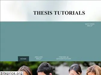 thesistutorials.net