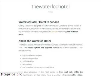 thewaterloohotel.ca