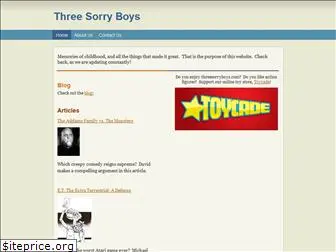 threesorryboys.com