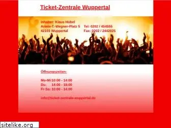 ticket-zentrale-wuppertal.de