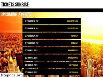 ticketssunrise.com