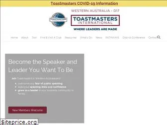 toastmastersd17.org