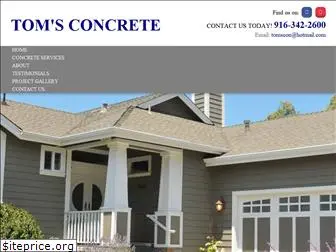 tomsconcrete.com