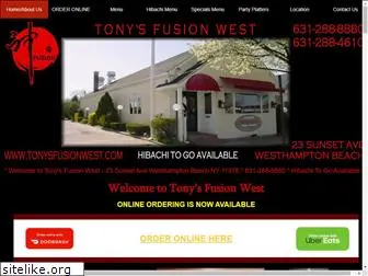 tonysfusionwest.com
