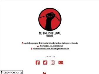 toronto.nooneisillegal.org