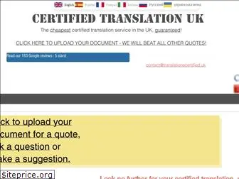 translationscertified.uk