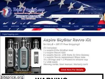 triple7vaping.com