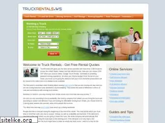 truckrentals.ws