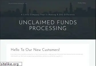 unclaimedfundsprocessing.com