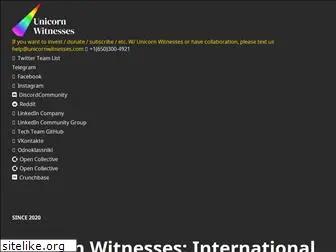 unicornwitnesses.com