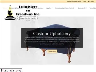upholsteryonbroadway.com