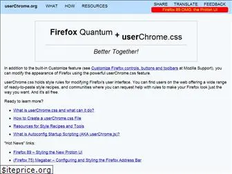 userchrome.org