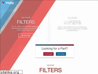 valvolinefilters.com