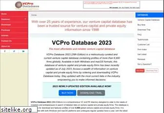 vcprodatabase.com