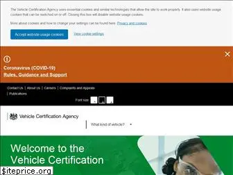 vehicle-certification-agency.gov.uk