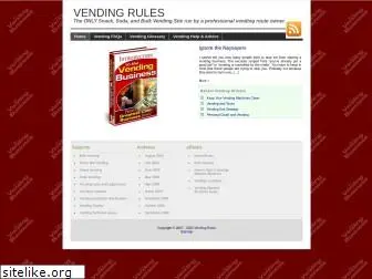 vendingrules.com