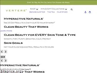 vertereskincare.com