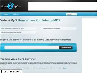 Top 77 Similar websites like video2mp3.de and alternatives