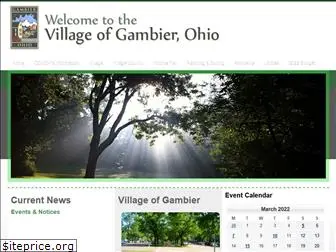 villageofgambier.org