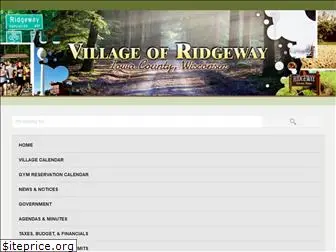 villageofridgeway.com