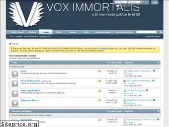 voximmortalis.com