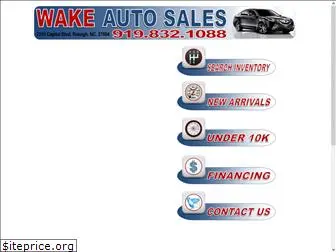 wakeautosales.com