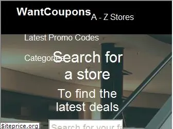 wantcoupons.com