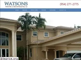 watsons-painting-waterproofing.com