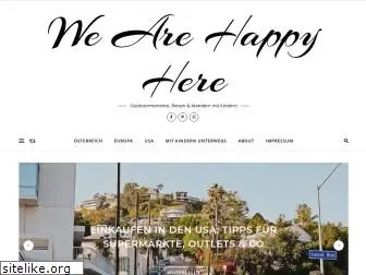 wearehappyhere.com