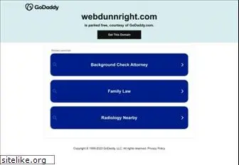 webdunnright.com