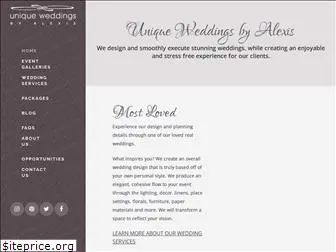 weddingsbyalexis.com