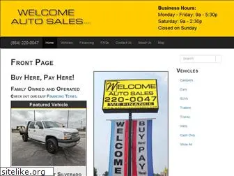 welcomeautosales.com