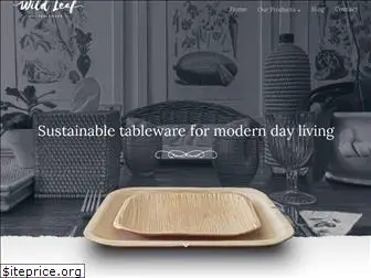 wildleaftableware.com