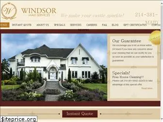 windsormaidservices.com