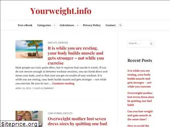 yourweight.info
