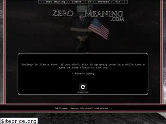 zeromeaning.com